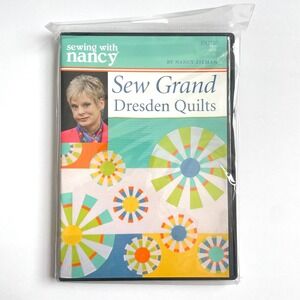 Sewing with Nancy Sew Grand Dresden Quilts DVD New Sealed SN2720